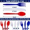 450pcs Patriotic Cutlery Set – 150 Spoons, Forks & Knives for 4th of July & Memorial Day